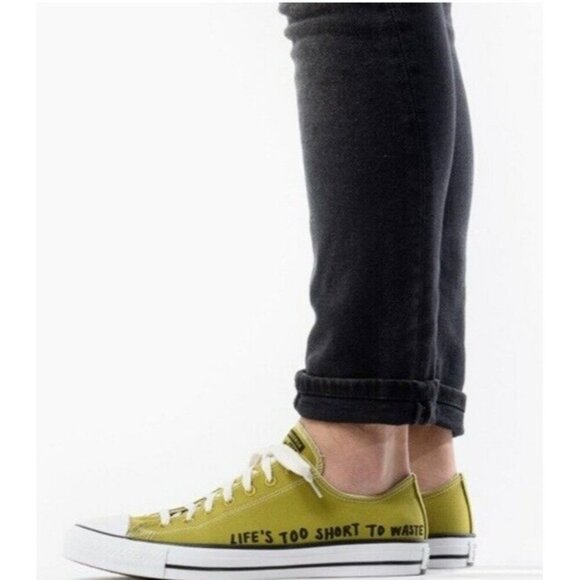 Size 11.5 - Converse Renew Chuck Taylor All Star Low Life's Too Short To Waste - Picture 1 of 9